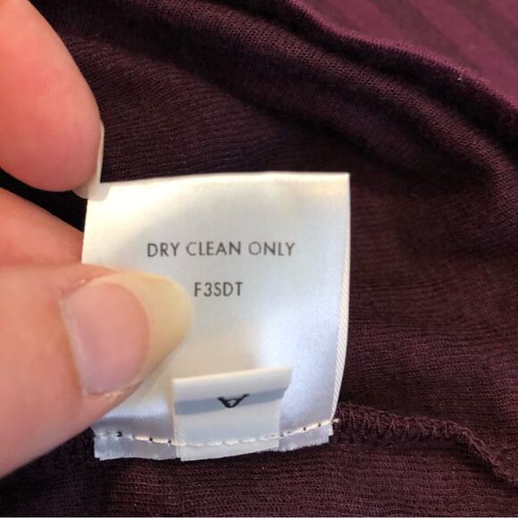 Eileen Fisher purple striped cashmere blend long sleeve knit tunic top - Picture 8 of 13